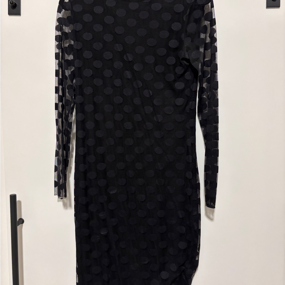 Black Polka Dot Dress